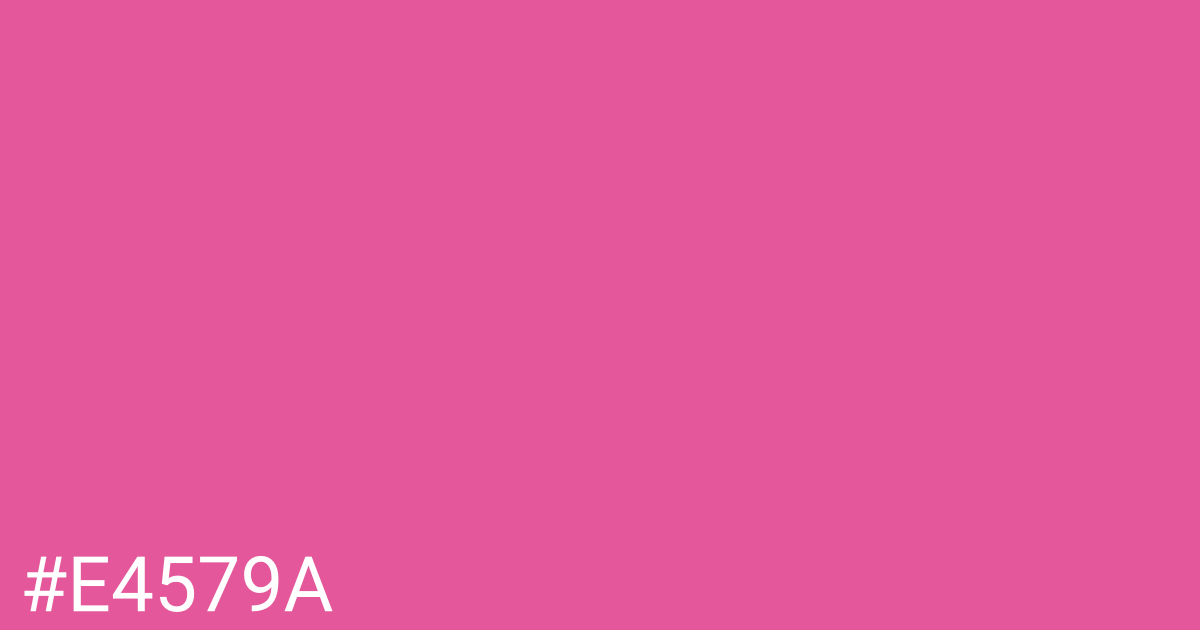 Hex color #e4579a graphic