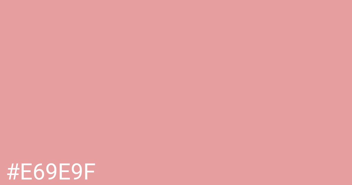 Hex color #e69e9f graphic