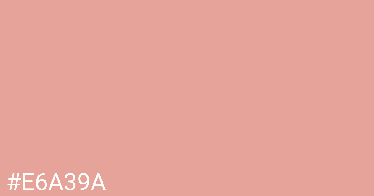 Hex color #e6a39a graphic