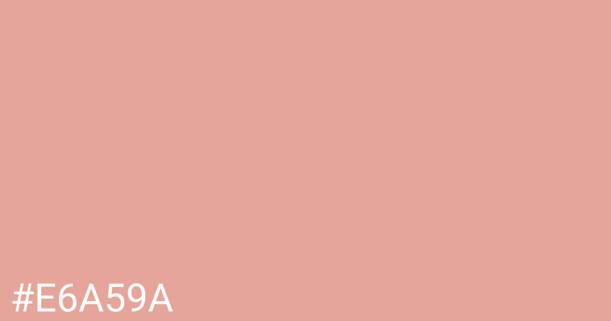 Hex color #e6a59a graphic