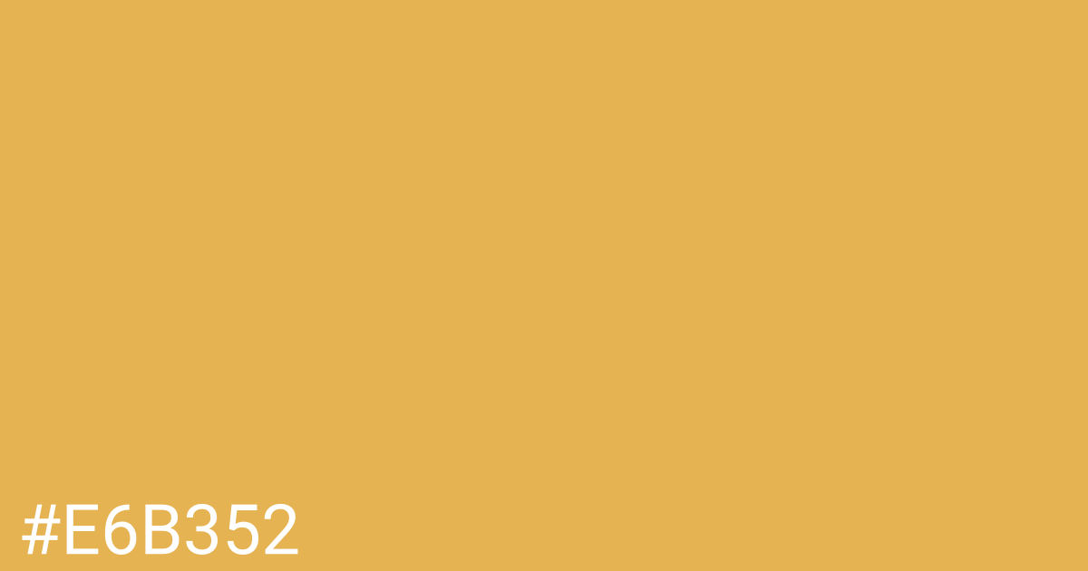 Hex color #e6b352 graphic