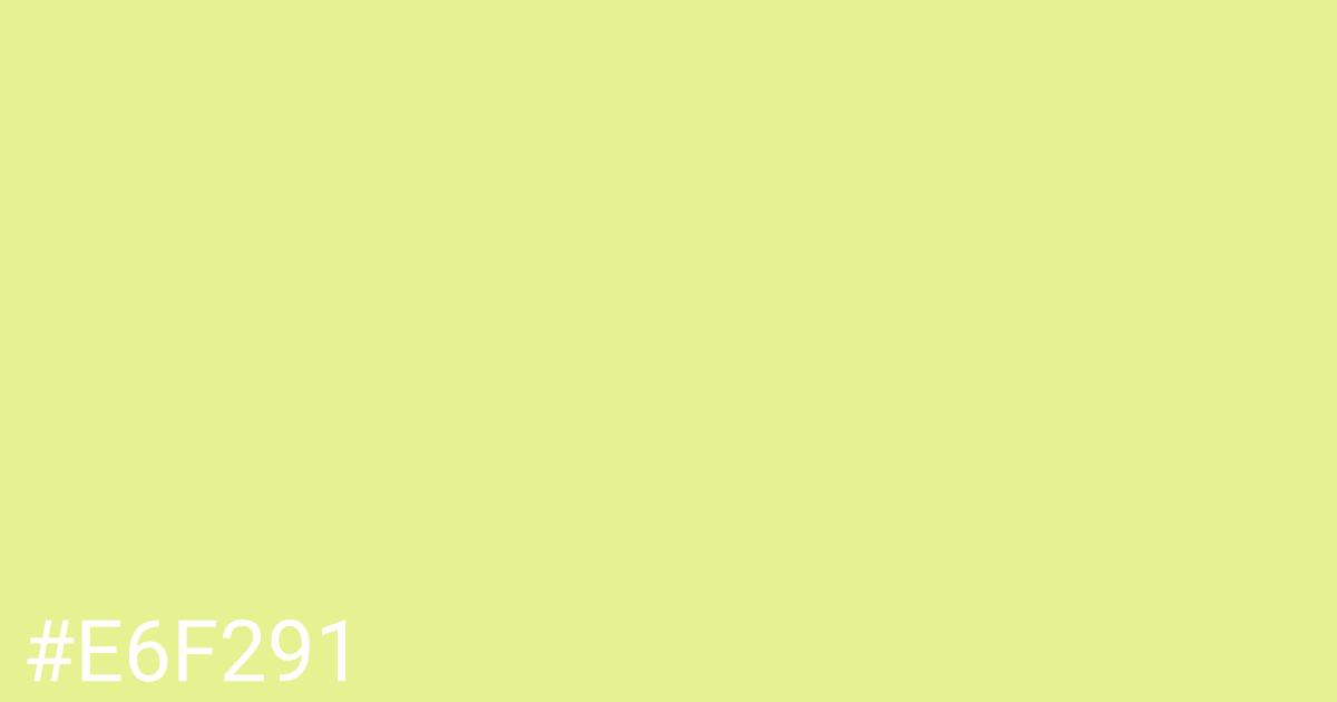 Hex color #e6f291 graphic