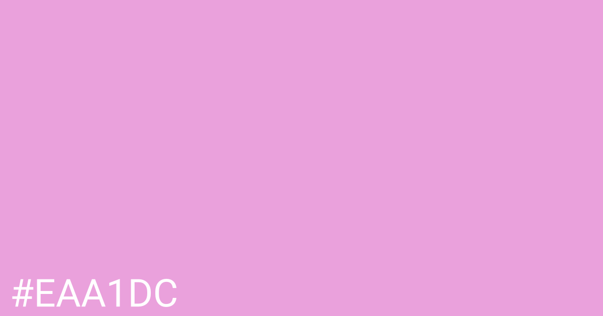 Hex color #eaa1dc graphic