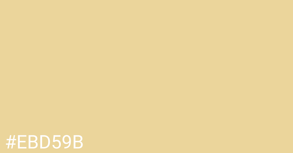 Hex color #ebd59b graphic