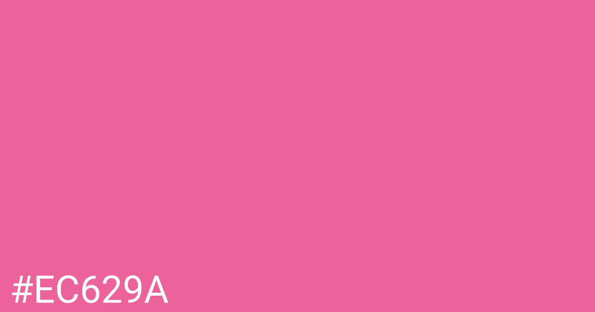 Hex color #ec629a graphic