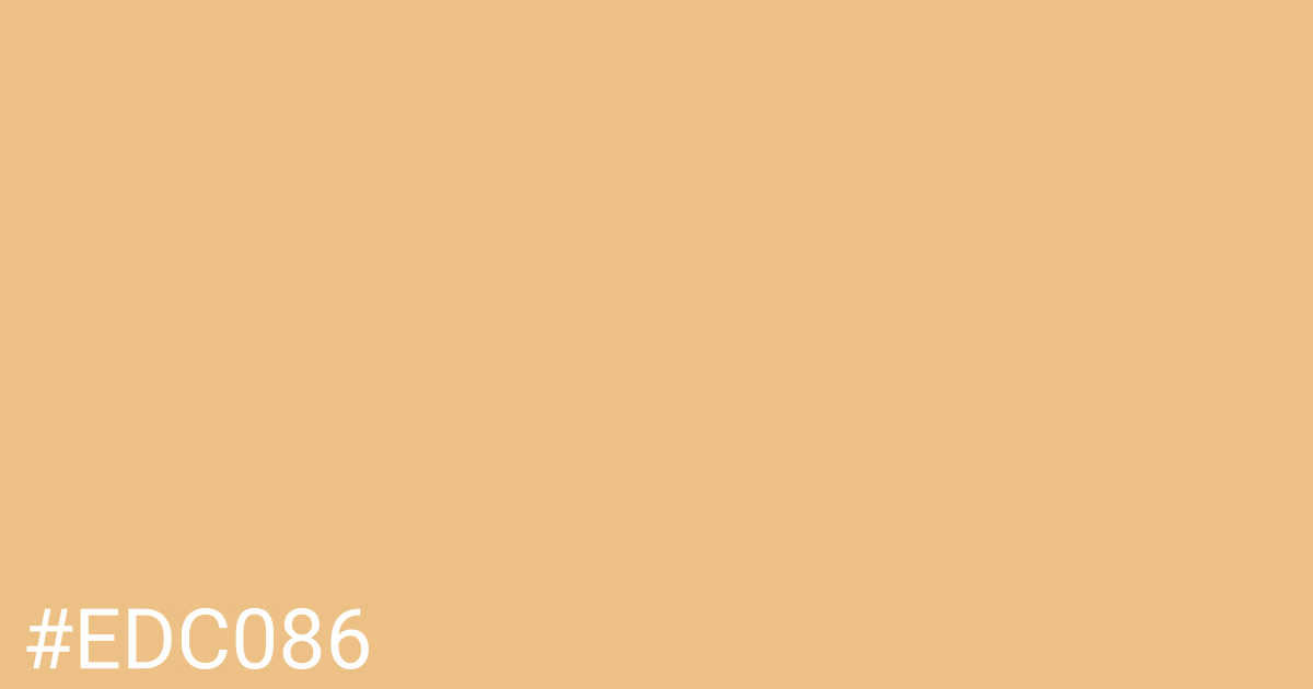 Hex color #edc086 graphic