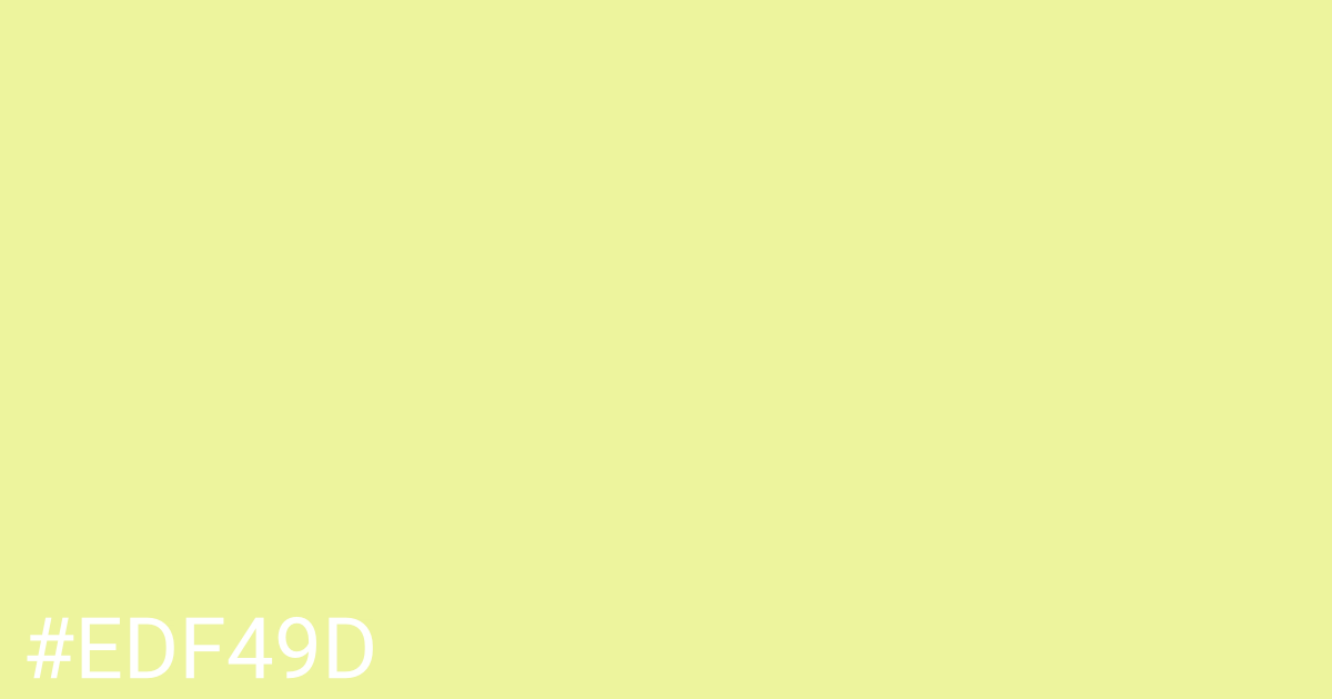 Hex color #edf49d graphic