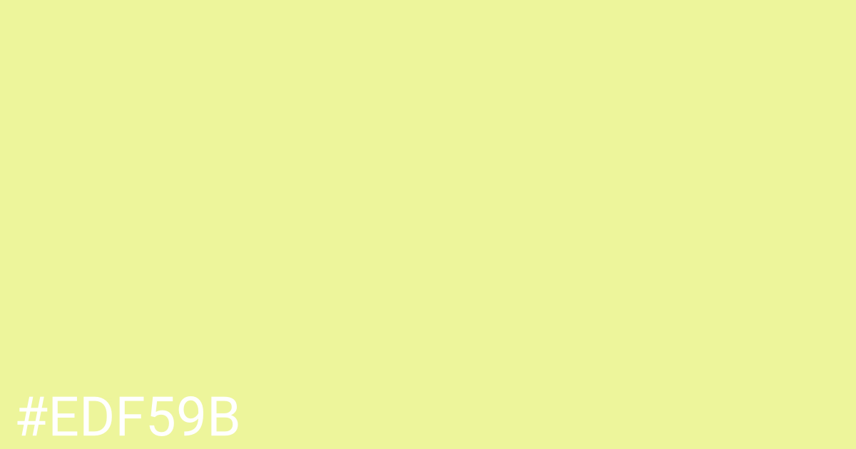 Hex color #edf59b graphic