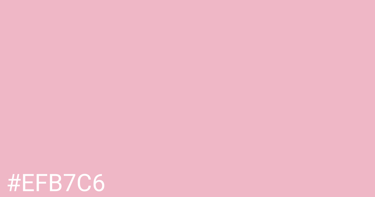 Hex color #efb7c6 graphic