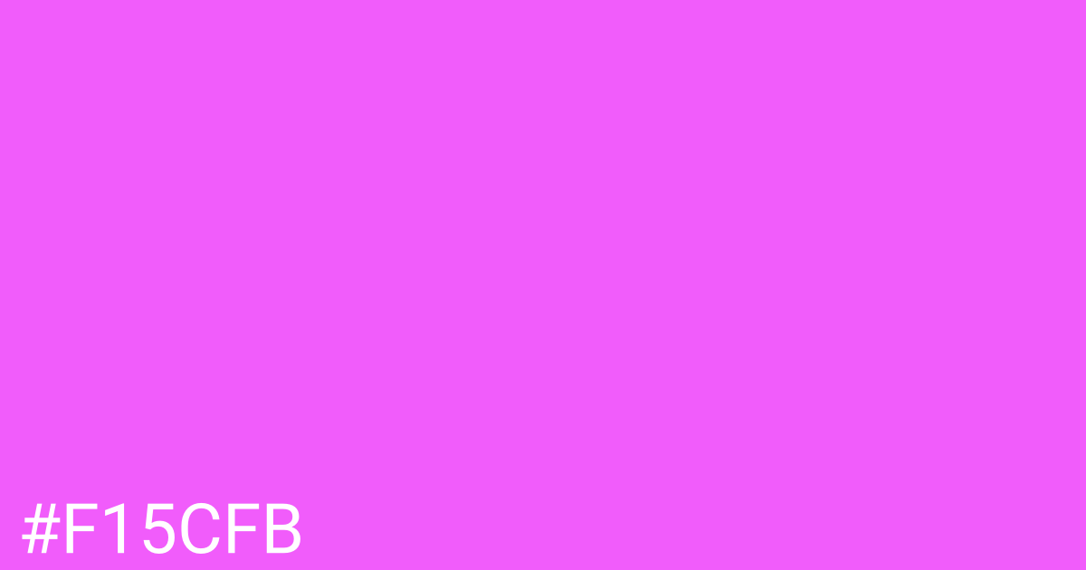 Hex color #f15cfb graphic