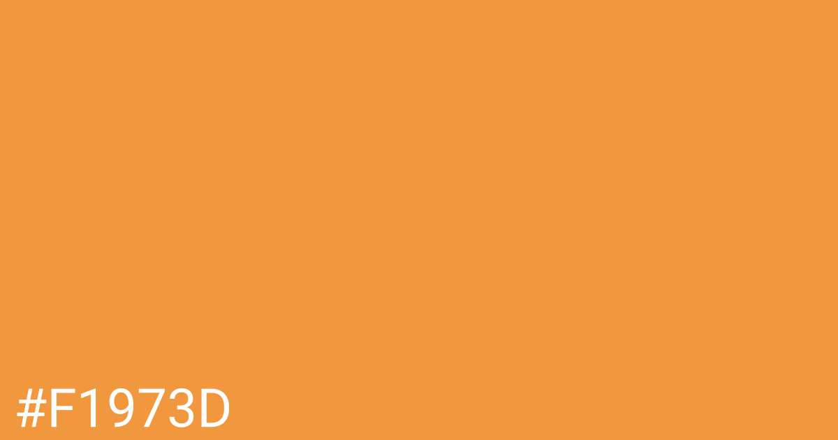 Hex color #f1973d graphic