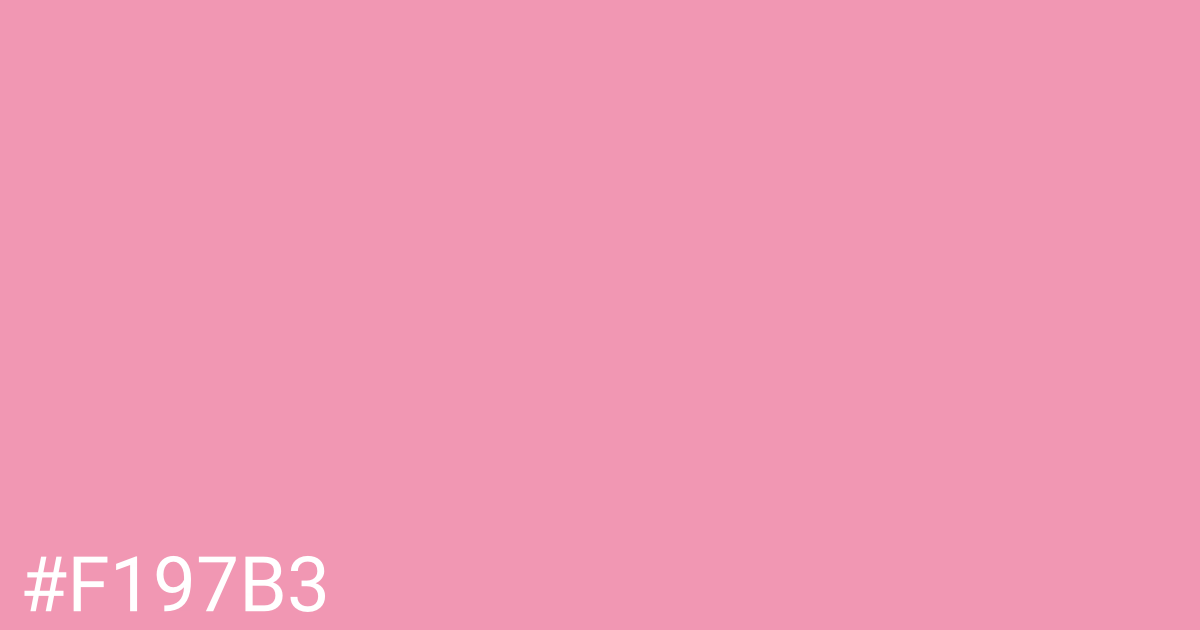 Hex color #f197b3 graphic