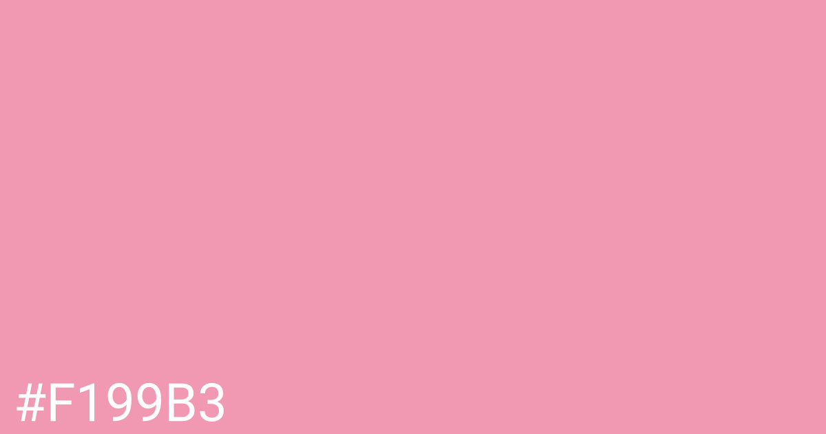 Hex color #f199b3 graphic