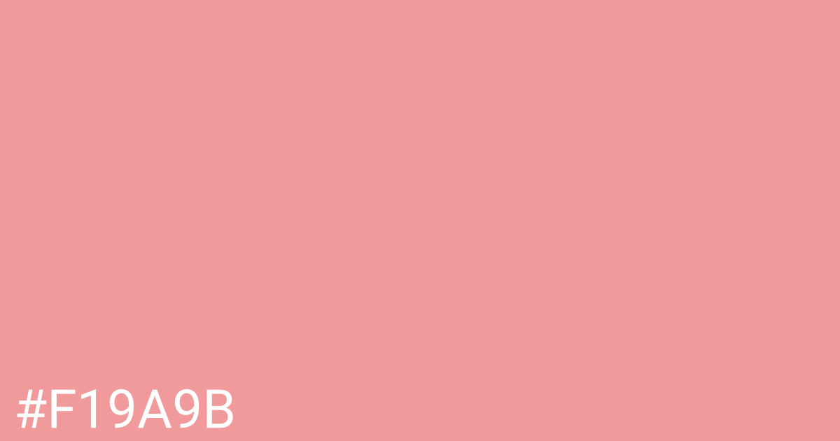 Hex color #f19a9b graphic