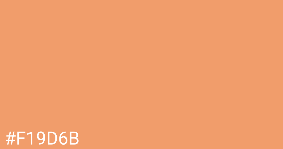 Hex color #f19d6b graphic