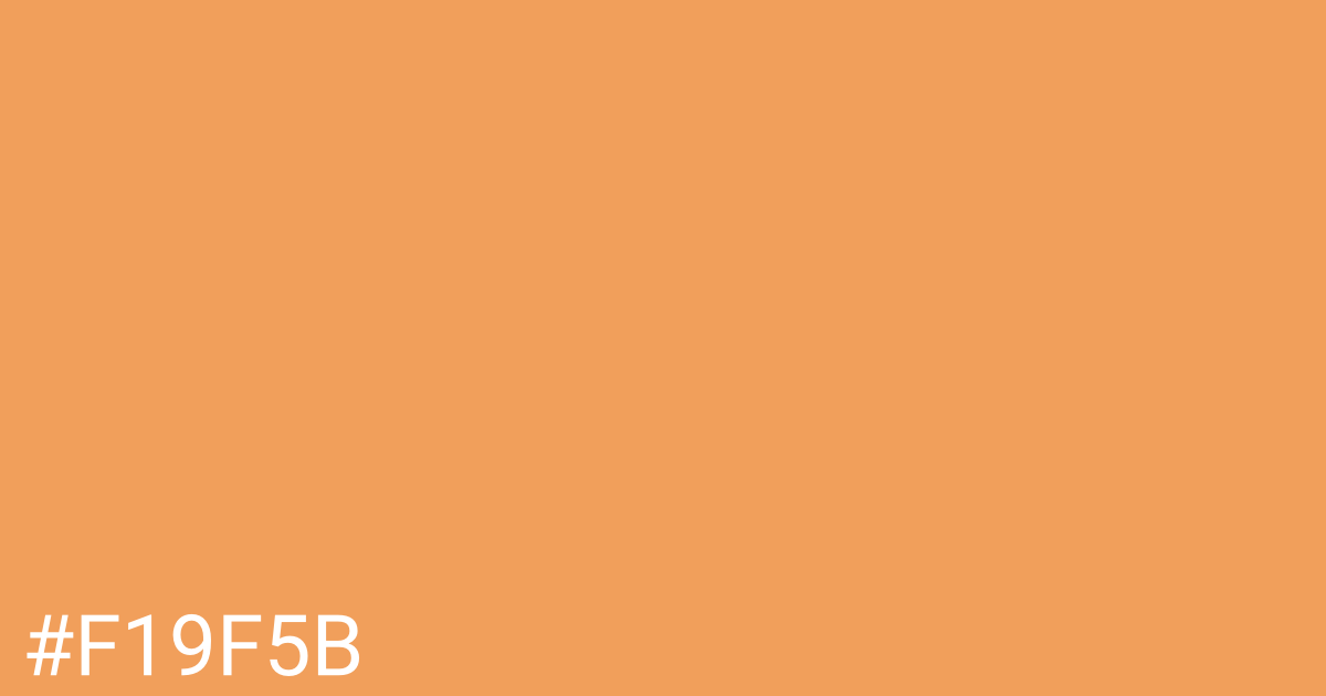 Hex color #f19f5b graphic