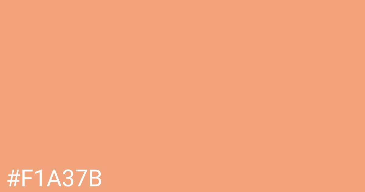 Hex color #f1a37b graphic