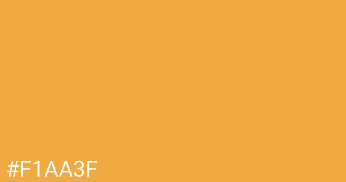 Hex color #f1aa3f graphic