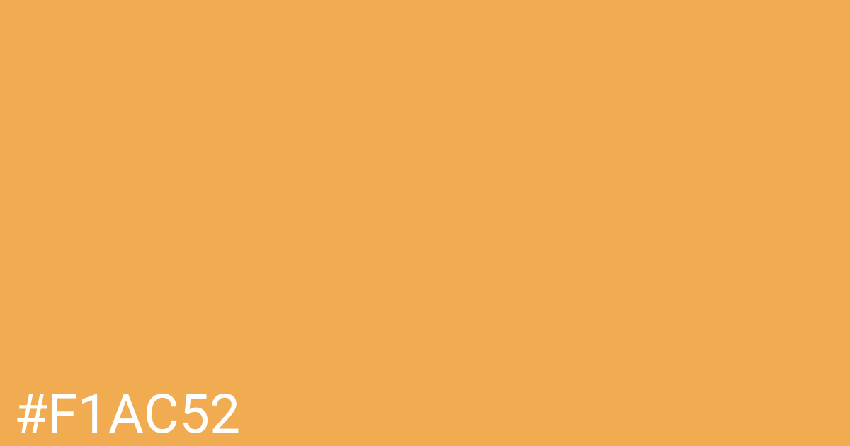 Hex color #f1ac52 graphic