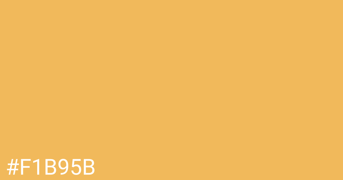 Hex color #f1b95b graphic