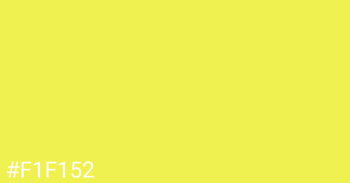 Hex color #f1f152 graphic