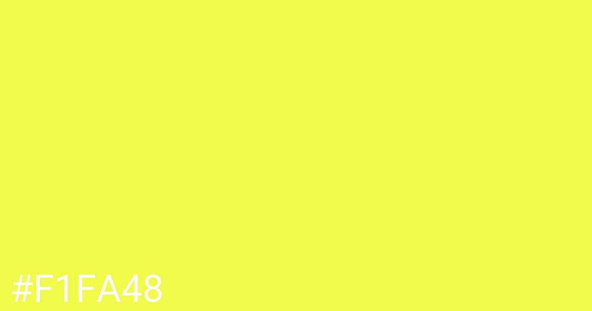 Hex color #f1fa48 graphic