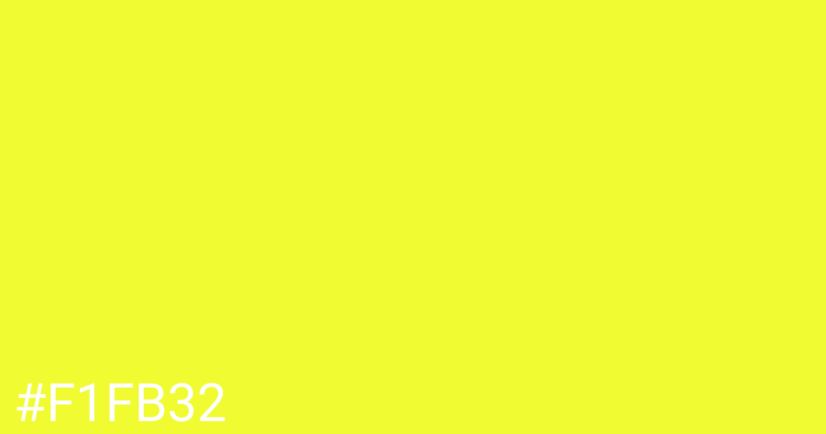 Hex color #f1fb32 graphic