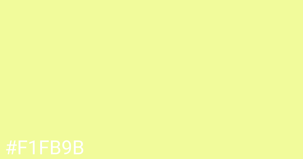 Hex color #f1fb9b graphic