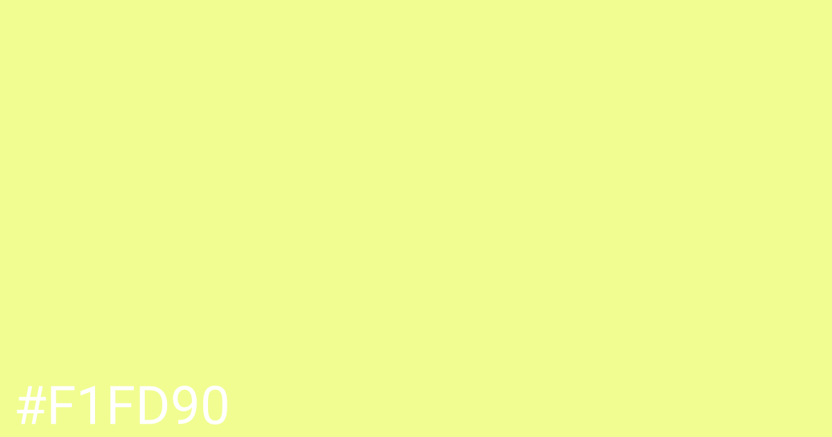 Hex color #f1fd90 graphic