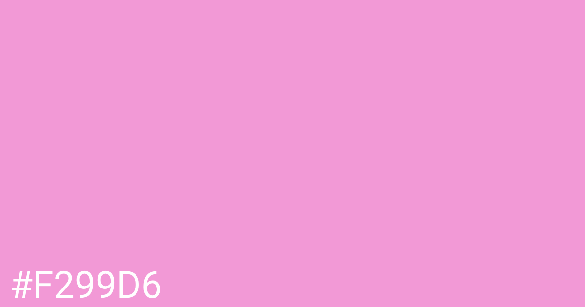 Hex color #f299d6 graphic