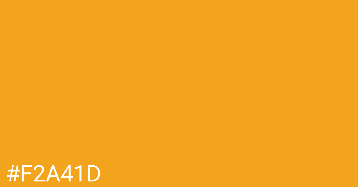 Hex color #f2a41d graphic