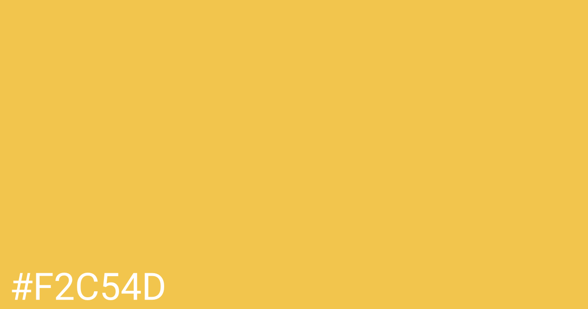 Hex color #f2c54d graphic