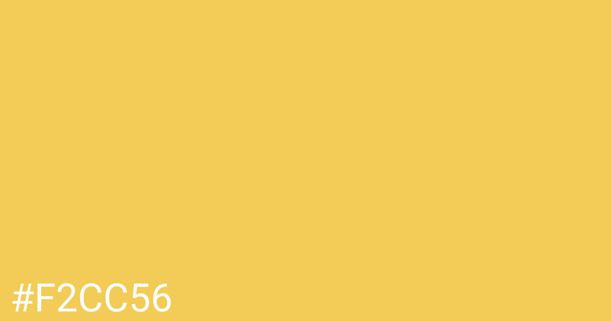 Hex color #f2cc56 graphic