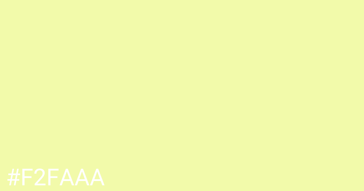 Hex color #f2faaa graphic