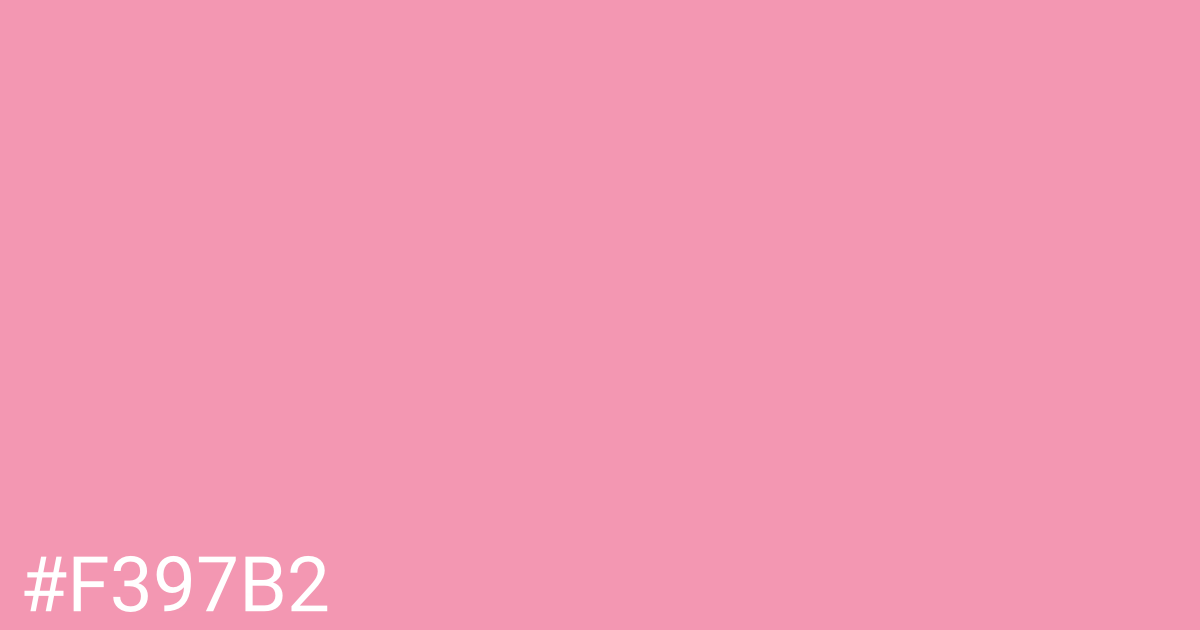 Hex color #f397b2 graphic