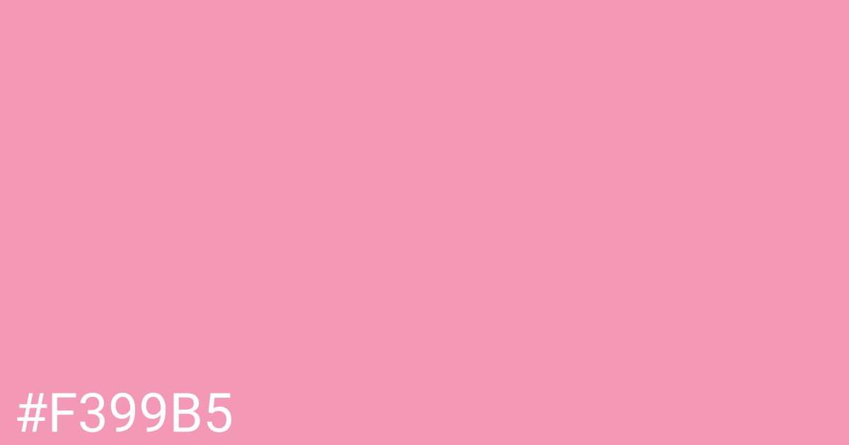 Hex color #f399b5 graphic