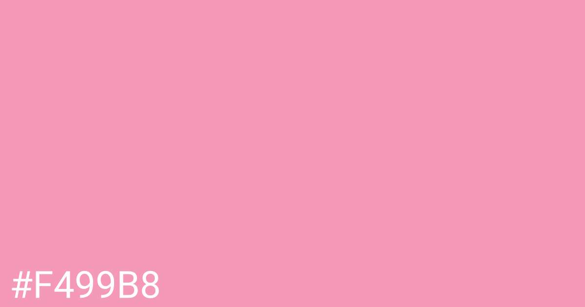 Hex color #f499b8 graphic