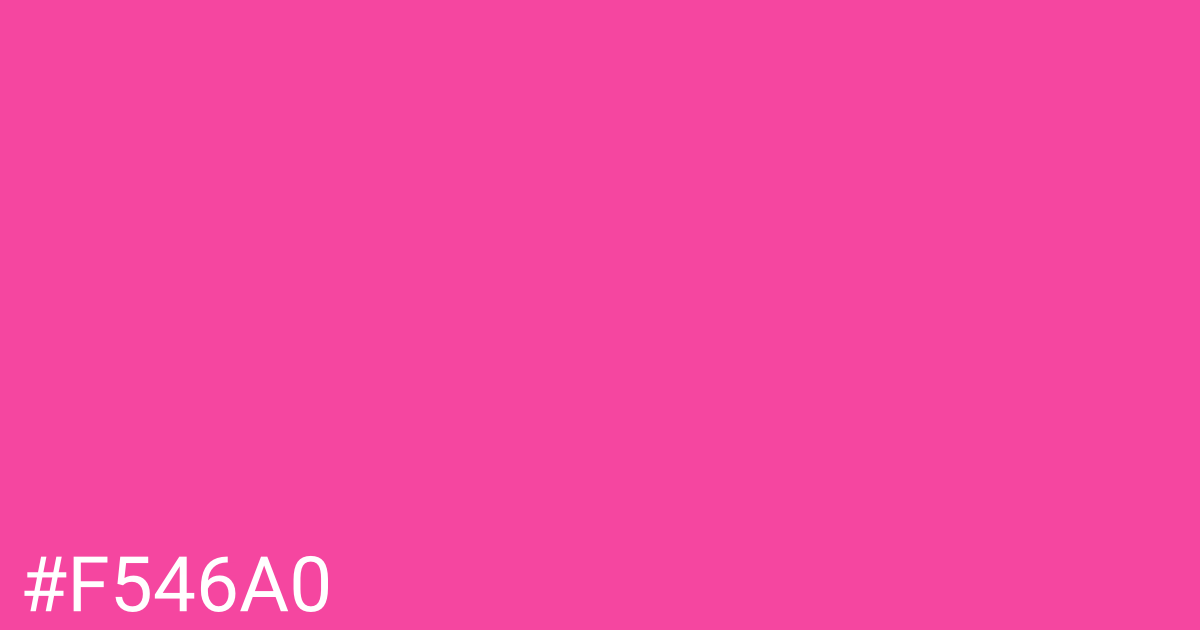 Hex color #f546a0 graphic