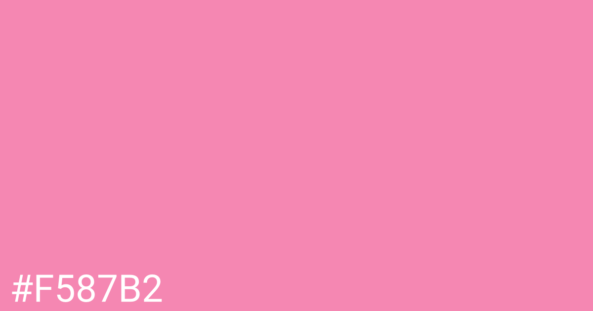 Hex color #f587b2 graphic