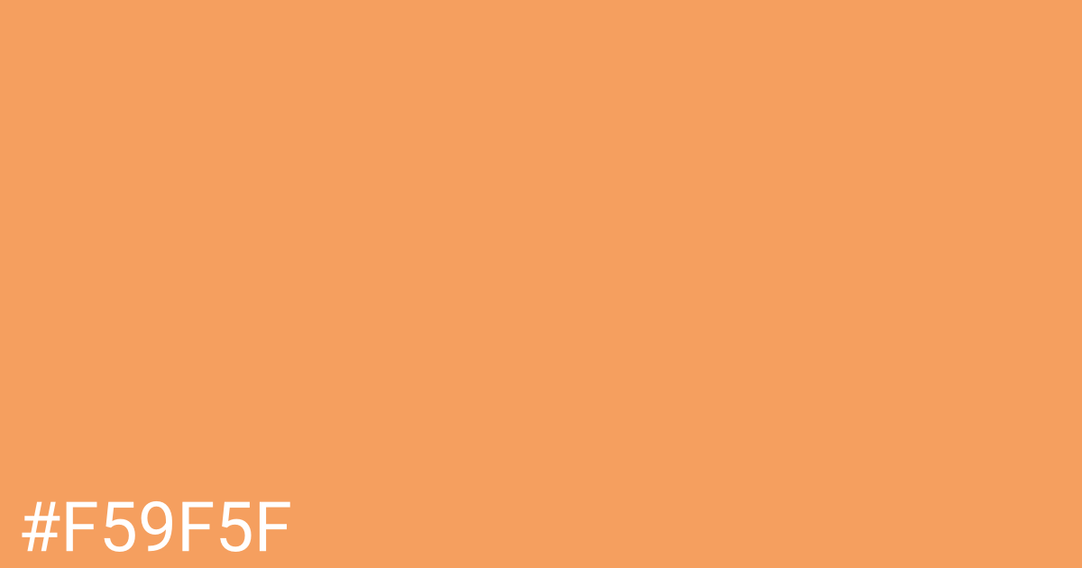 Hex color #f59f5f graphic