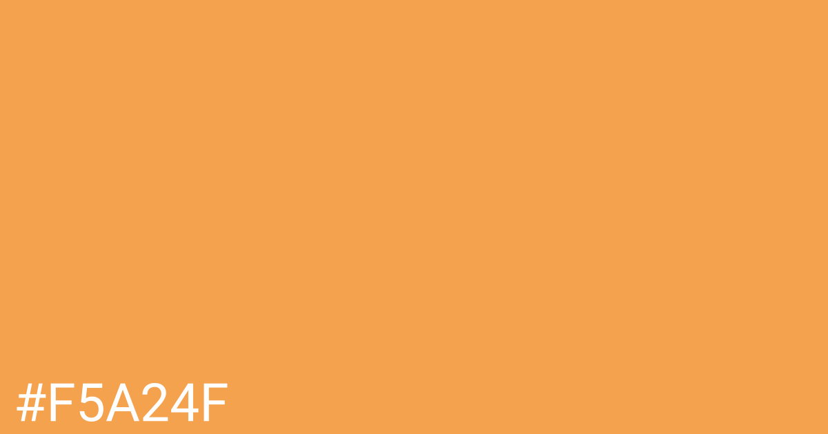 Hex color #f5a24f graphic