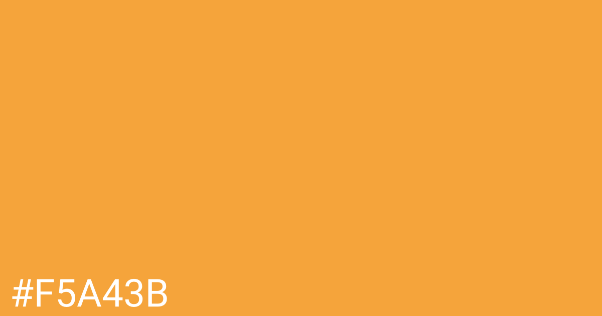 Hex color #f5a43b graphic