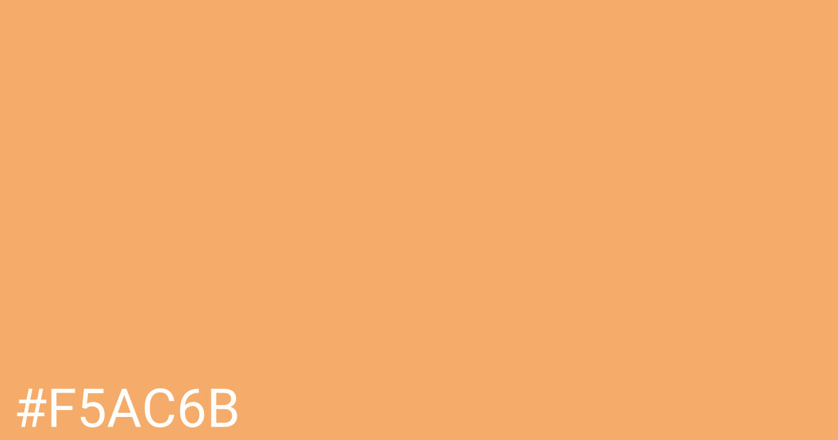 Hex color #f5ac6b graphic