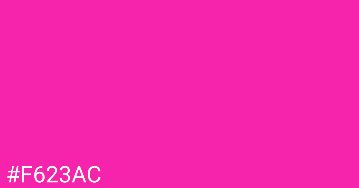 Hex color #f623ac graphic
