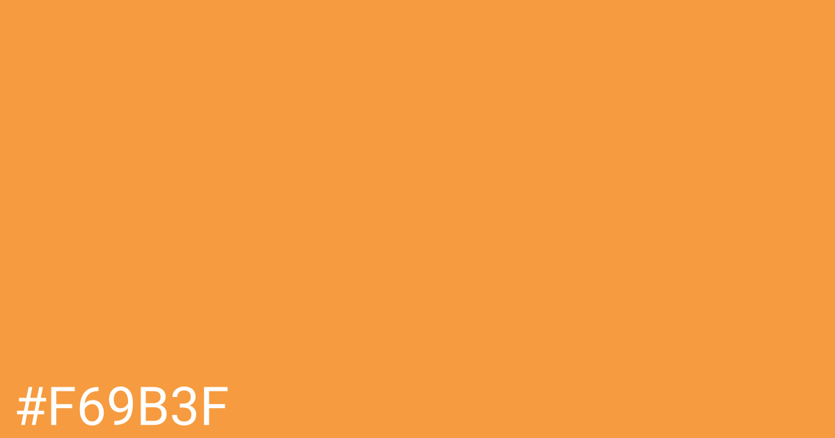 Hex color #f69b3f graphic