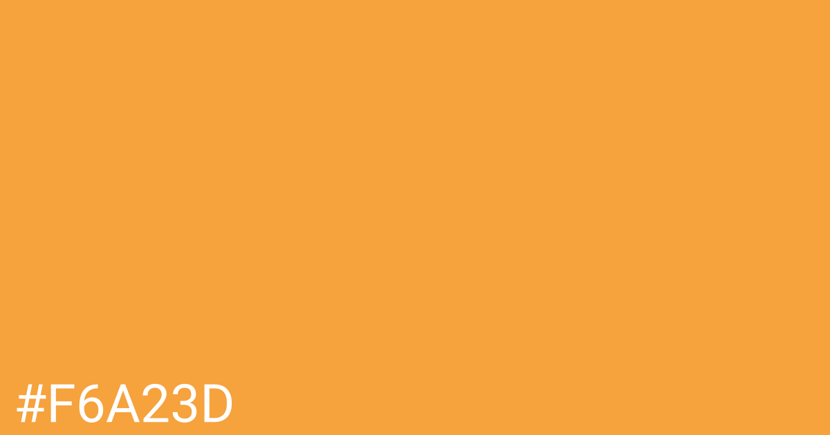 Hex color #f6a23d graphic