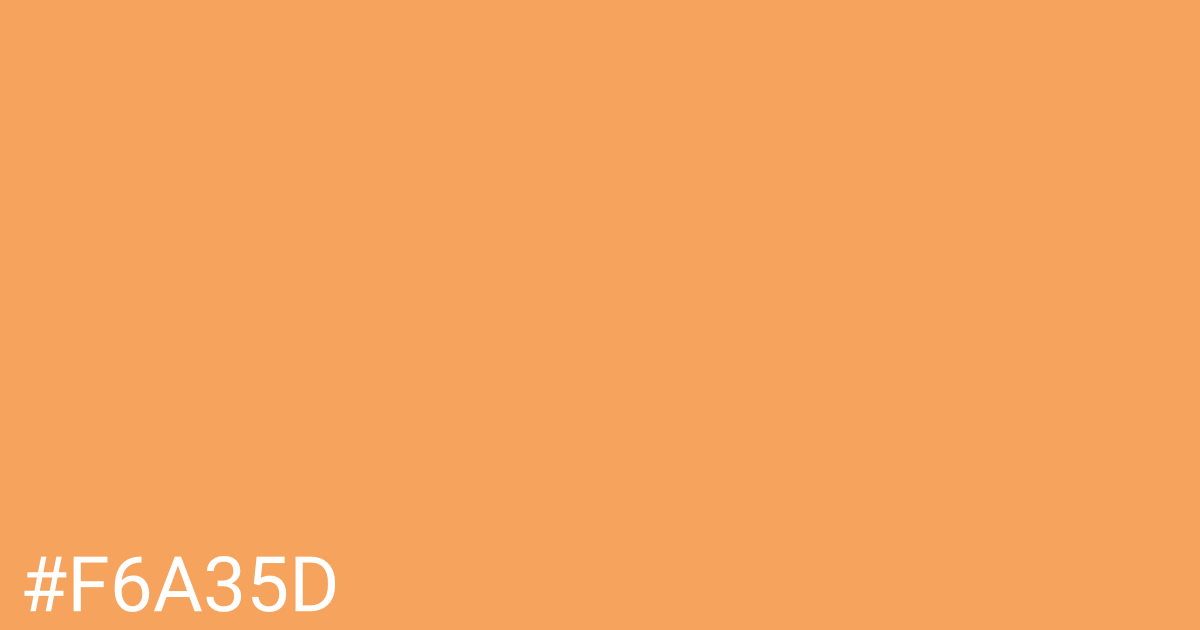 Hex color #f6a35d graphic