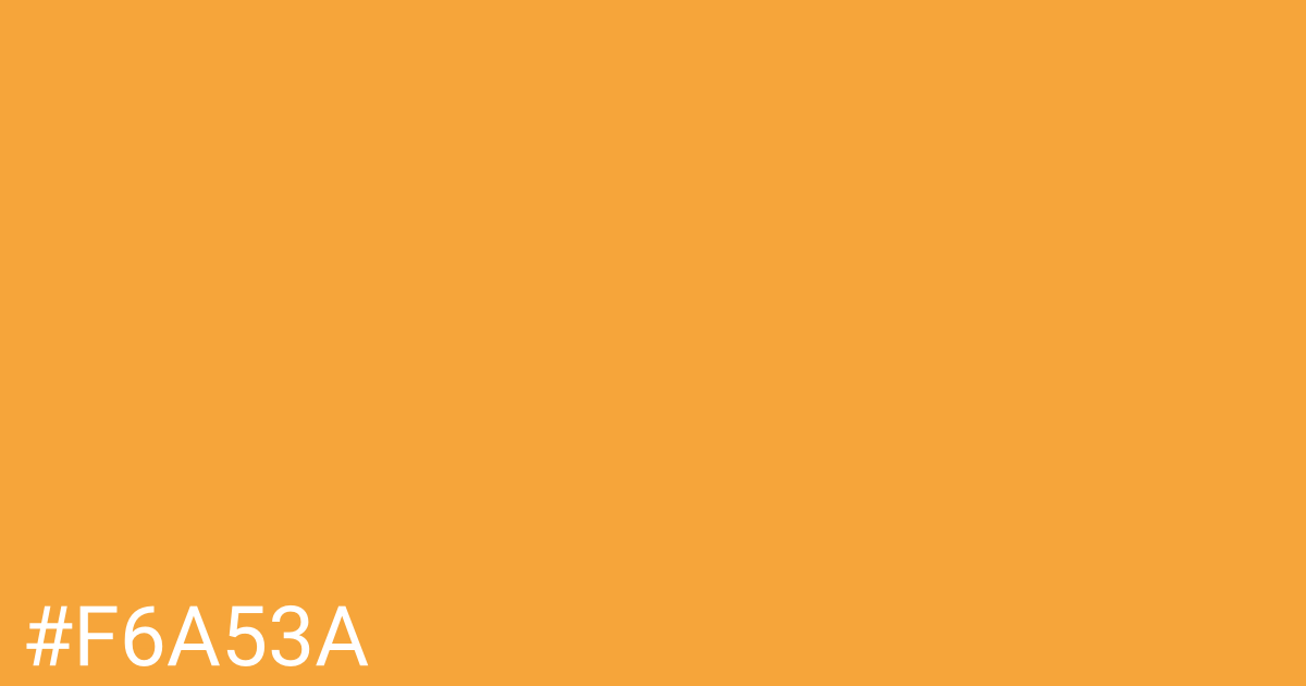 Hex color #f6a53a graphic