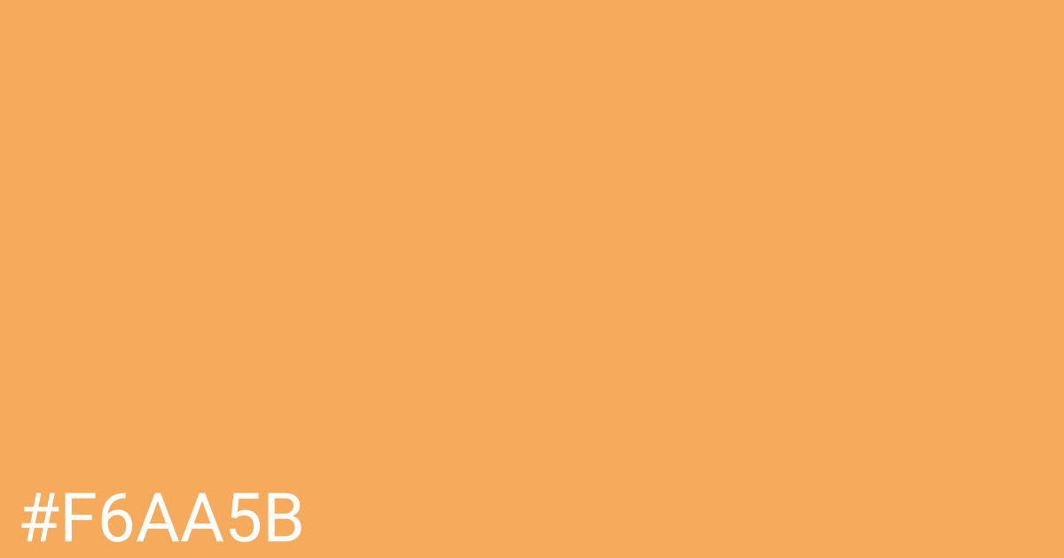 Hex color #f6aa5b graphic