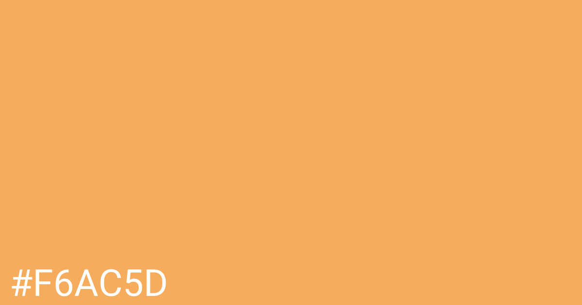 Hex color #f6ac5d graphic